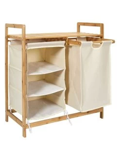 Staand Meubel Naturel/crème - (B)77 X (H)69,5 X (D)38 Cm -Home Uitgebreid Winkel the home deco factory staand meubel naturel creme b 77 x h 69 5 x d 38 cm 3