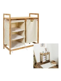 Staand Meubel Naturel/crème - (B)77 X (H)69,5 X (D)38 Cm -Home Uitgebreid Winkel the home deco factory staand meubel naturel creme b 77 x h 69 5 x d 38 cm 5