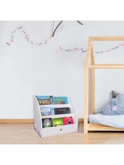 Boekenkast Wit - (B)60,6 X (H)60 X (D)45 Cm -Home Uitgebreid Winkel the home deco kids boekenkast wit b 60 6 x h 60 x d 45 cm 5