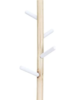 Kapstok "Fiona" Naturel /wit - (H)130 X Ø 40 Cm -Home Uitgebreid Winkel the home deco kids kapstok fiona naturel wit h 130 x o 40 cm 3