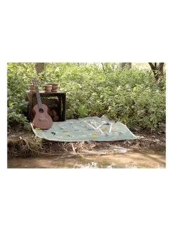 Knuffeldeken "Animals Alphabet" Groen/grijs - (L)170 X (B)130 Cm -Home Uitgebreid Winkel the wild hug knuffeldeken animals alphabet groen grijs l 170 x b 130 cm 1