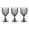 3-delige Set: Wijnglazen "Grigio" Grijs - 320 Ml -Home Uitgebreid Winkel tognana 3 delige set wijnglazen grigio grijs 320 ml