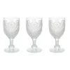 3-delige Set: Wijnglazen "Traspare" Transparant - 320 Ml