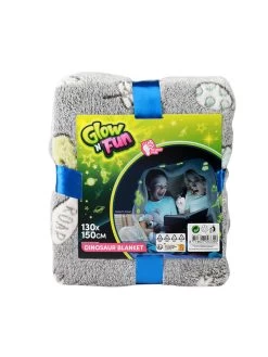 Toi Toys Fluorescerende Deken "Dino" Grijs - (L)130 X (B)150 Cm -Home Uitgebreid Winkel toi toys fluorescerende deken dino grijs l 130 x b 150 cm 2