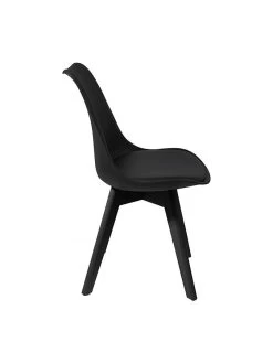 Voorkant -Home Uitgebreid Winkel tomasucci 4 delige set stoelen zwart b 49 x h 81 x d 54 cm 1