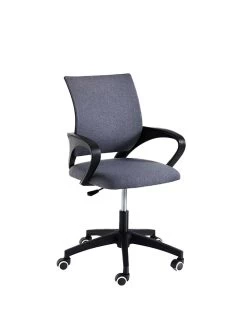 Bureaustoel Zwart/grijs - (B)56 X (H)85 X (D)56 Cm