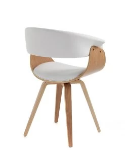 Stoel Wit/naturel - (B)62 X (D)51 Cm -Home Uitgebreid Winkel tomasucci stoel wit naturel b 62 x d 51 cm 2