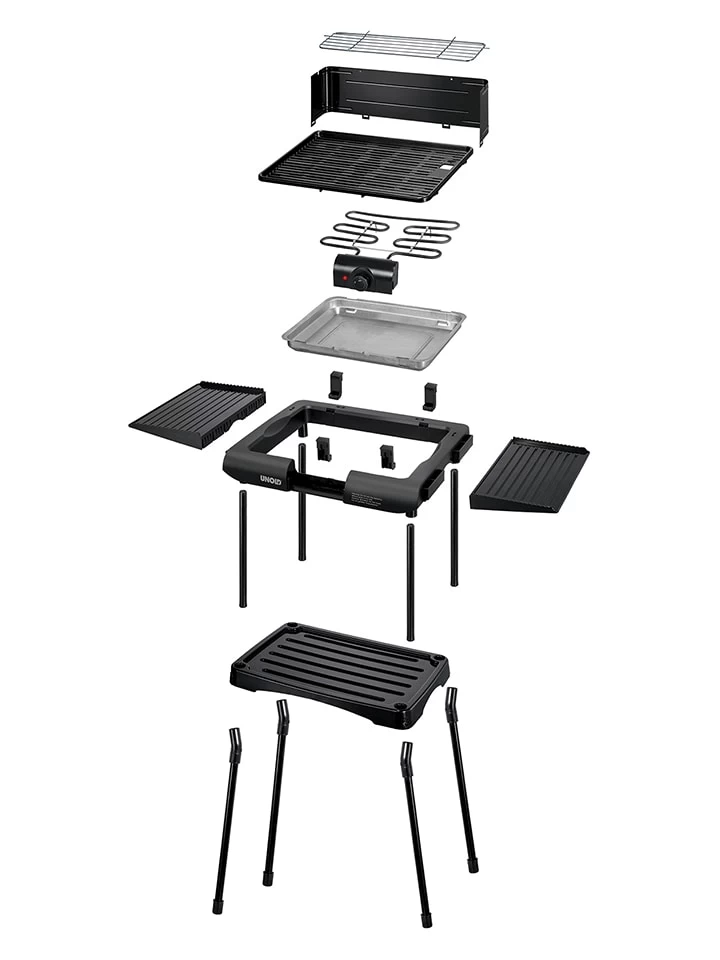 Unold Elektrische Grill "Vario" Zwart 6 Unold Elektrische Grill "Vario" Zwart - Afbeelding 4