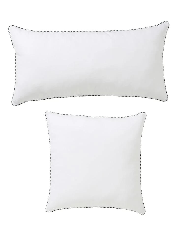 2-delige Set: Kussens Wit 4 2-delige Set: Kussens Wit - Afbeelding 2
