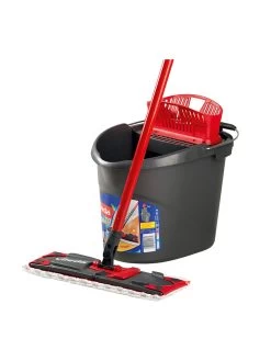 Vileda Dweilset "Ultramat" Zwart/rood