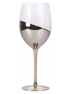 4-delige Set: Wijnglazen "Chic" Zilverkleurig/goudkleurig/lichtroze - 520 Ml -Home Uitgebreid Winkel villa d este 4 delige set wijnglazen chic zilverkleurig goudkleurig lichtroze 520 ml 6