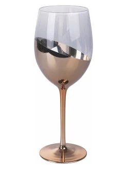 4-delige Set: Wijnglazen "Chic" Zilverkleurig/goudkleurig/lichtroze - 520 Ml -Home Uitgebreid Winkel villa d este 4 delige set wijnglazen chic zilverkleurig goudkleurig lichtroze 520 ml 9