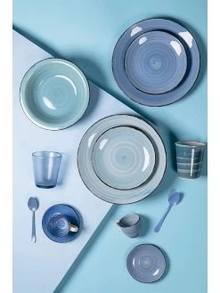 6-delige Set: Espressokoppen "Baita" Blauw - 90 Ml -Home Uitgebreid Winkel villa d este 6 delige set espressokoppen baita blauw 90 ml 7