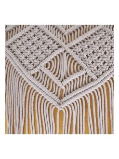 Kussen Beige/geel - (L)45 X (B)45 Cm -Home Uitgebreid Winkel villa d este kussen beige geel l 45 x b 45 cm 2