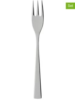Villeroy & Boch 6-delige Set: Roestvrijstalen Dessertvorken "Modern Line" - (L)16 Cm