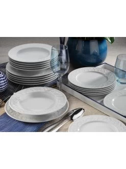 12-delig Combiservies Wit -Home Uitgebreid Winkel violeta home 12 delig combiservies wit 2