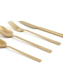 24-delige Bestekset Goudkleurig -Home Uitgebreid Winkel violeta home 24 delige bestekset goudkleurig 3