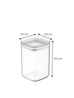 24-delige Set: Voorraadpotten Antraciet -Home Uitgebreid Winkel violeta home 24 delige set voorraadpotten antraciet 2