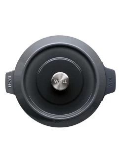 2-delige Set: Steelpan "Iron" Antraciet - Ø 28 Cm -Home Uitgebreid Winkel woll 2 delige set steelpan iron antraciet o 28 cm 2