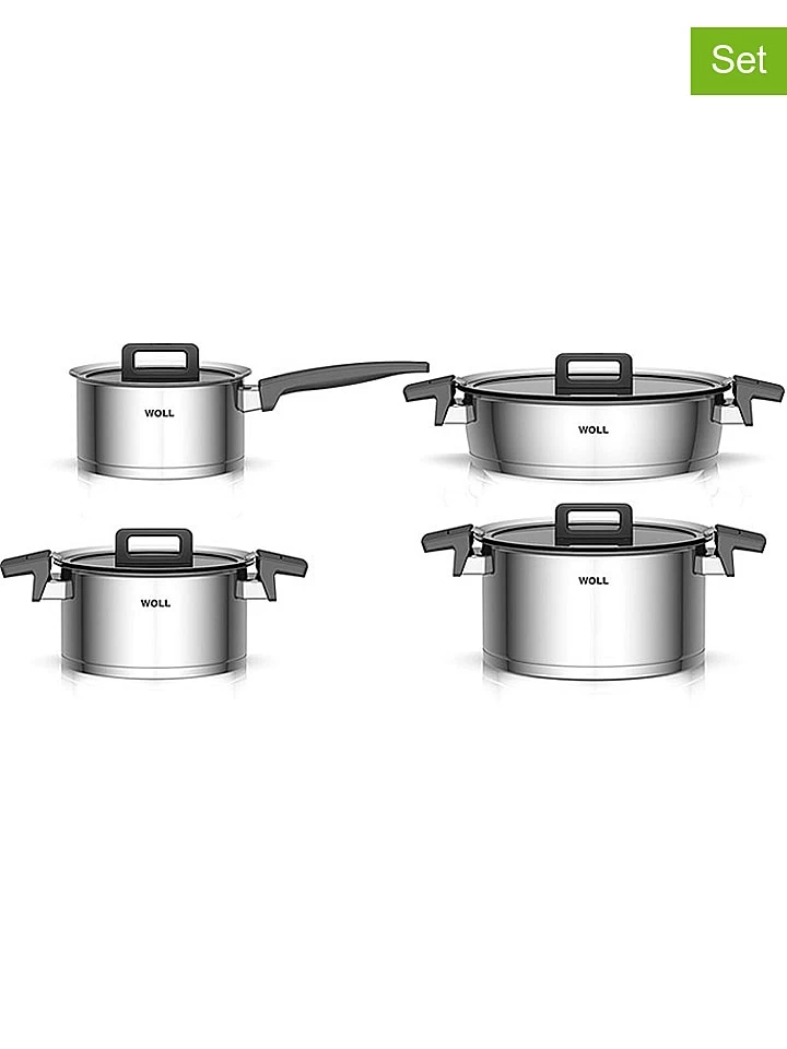 8-delige Roestvrijstalen Pannenset "Concept" 3 8-delige Roestvrijstalen Pannenset "Concept"