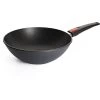 Wokpan "Diamond Lite" Zwart - Ø 30 Cm -Home Uitgebreid Winkel woll wokpan diamond lite zwart o 30 cm