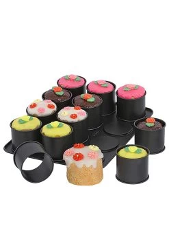 12-delige Gebakjesbakset Antraciet -Home Uitgebreid Winkel zenker 12 delige gebakjesbakset antraciet 4