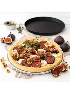 2-delige Set: Pizzavormen "Special Countries" Zwart - Ø 28 Cm -Home Uitgebreid Winkel zenker 2 delige set pizzavormen special countries zwart o 28 cm 2