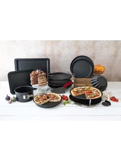 2-delige Set: Pizzavormen "Special Countries" Zwart - Ø 28 Cm -Home Uitgebreid Winkel zenker 2 delige set pizzavormen special countries zwart o 28 cm 4