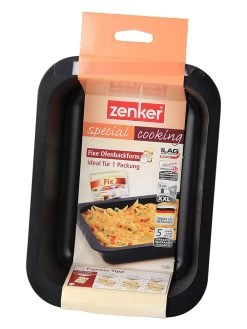 Bakvorm "Special Cooking" Zwart - (L)36,5 X (B)27,5 Cm - (D)5 Cm -Home Uitgebreid Winkel zenker bakvorm special cooking zwart l 36 5 x b 27 5 cm d 5 cm 4