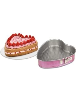 Hartvormige Springvorm "Creative Studio" Lichtroze - (B)24 X (D)28 Cm -Home Uitgebreid Winkel zenker hartvormige springvorm creative studio lichtroze b 24 x d 28 cm 1