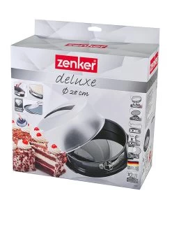 Springvorm "Deluxe" Zwart -Home Uitgebreid Winkel zenker springvorm deluxe zwart 4