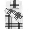 Flanellen Beddengoedset "Mendel" Wit/zwart -Home Uitgebreid Winkel zo home flanellen beddengoedset mendel wit zwart